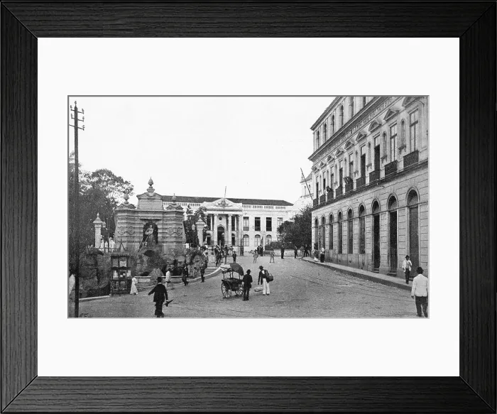 Framed Print : Palacio do Governo, (Governors Palace), 1895. Artists: Wilhelm Gaensly, Rudolf Friedrich Fra Framed Print : Palacio do Governo, (Governors Palace), 1895. Artists: Wilhelm Gaensly, Rudolf Friedrich Fra