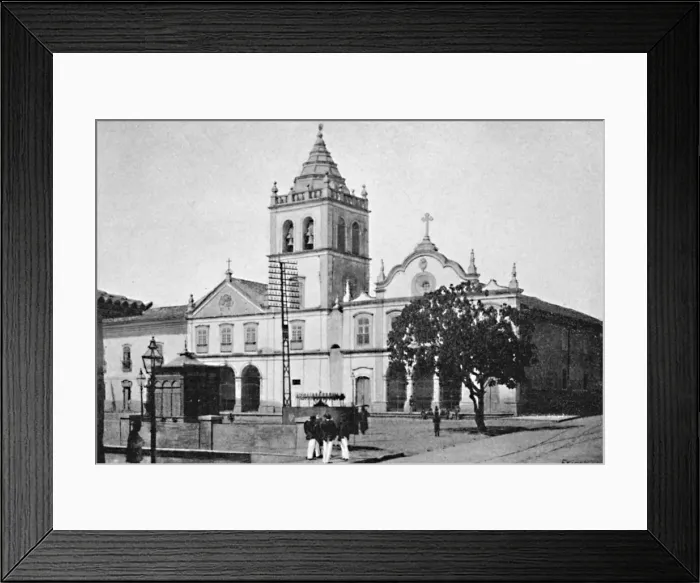 Framed Print : Igreja do Carmo, 1895. Artist: Paulo Kowalsky Framed Print : Igreja do Carmo, 1895. Artist: Paulo Kowalsky