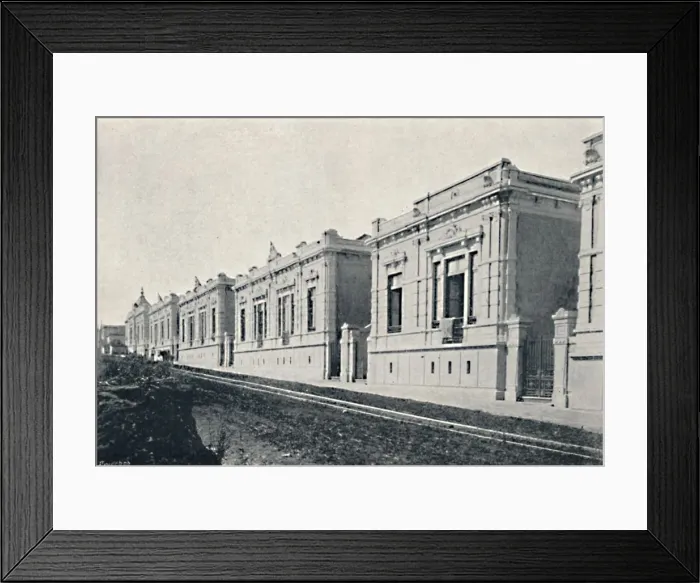 Framed Print : Rua Conselheiro Nebias, 1895. Artist: Paulo Kowalsky Framed Print : Rua Conselheiro Nebias, 1895. Artist: Paulo Kowalsky