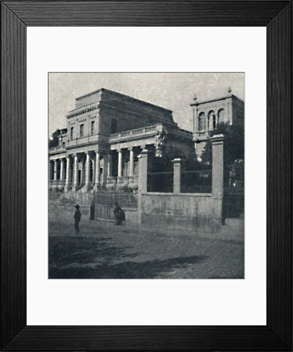 Framed Print : Rua Conselheiro Crispiano, 1895. Artist: Oscar Ernheim Framed Print : Rua Conselheiro Crispiano, 1895. Artist: Oscar Ernheim