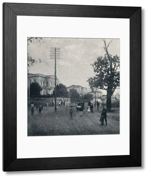 Framed Print : Largo da Republica, 1895. Artist: Oscar Ernheim Framed Print : Largo da Republica, 1895. Artist: Oscar Ernheim