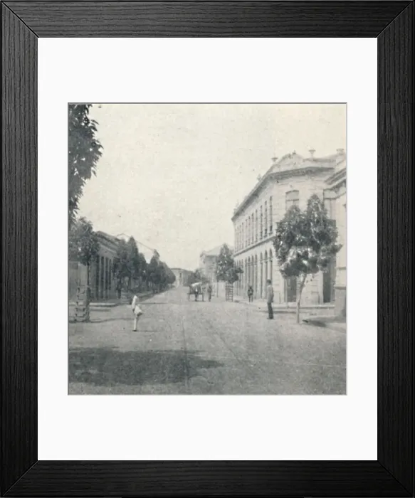 Framed Print : Rua da Aurora, 1895. Artist: Oscar Ernheim Framed Print : Rua da Aurora, 1895. Artist: Oscar Ernheim