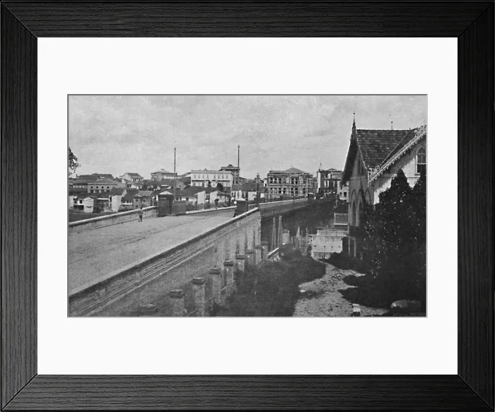 Framed Print : Viaducto do Cha, 1895. Artists: Wilhelm Gaensly, Rudolf Friedrich Fra Framed Print : Viaducto do Cha, 1895. Artists: Wilhelm Gaensly, Rudolf Friedrich Fra