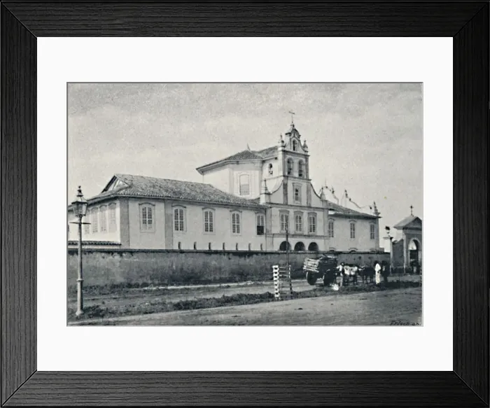 Framed Print : Convento da Luz, 1895. Artist: Paulo Kowalsky Framed Print : Convento da Luz, 1895. Artist: Paulo Kowalsky