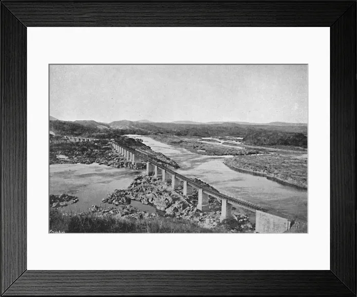 Framed Print : Ponte de Jaguara, (Jaguare Bridge), 1895. Artist: Axel Frick Framed Print : Ponte de Jaguara, (Jaguare Bridge), 1895. Artist: Axel Frick