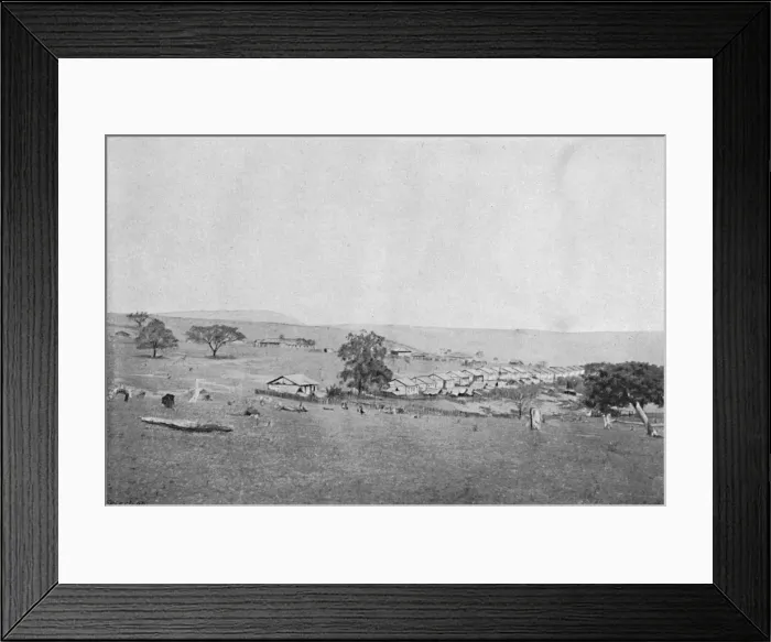 Framed Print : Colonia Barao de Jundiahy, 1895. Artist: Axel Frick Framed Print : Colonia Barao de Jundiahy, 1895. Artist: Axel Frick
