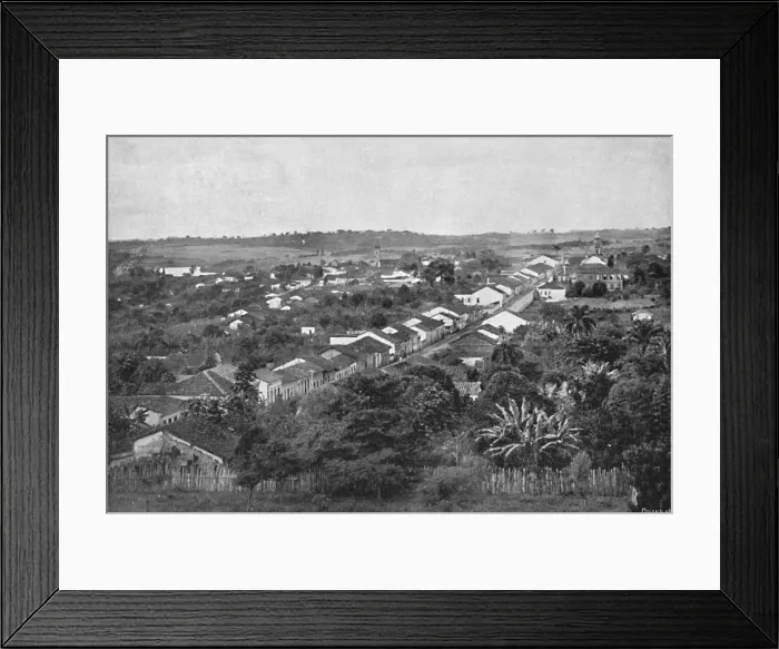 Framed Print : Piracicaba, 1895. Artist: Joao Pompe Framed Print : Piracicaba, 1895. Artist: Joao Pompe