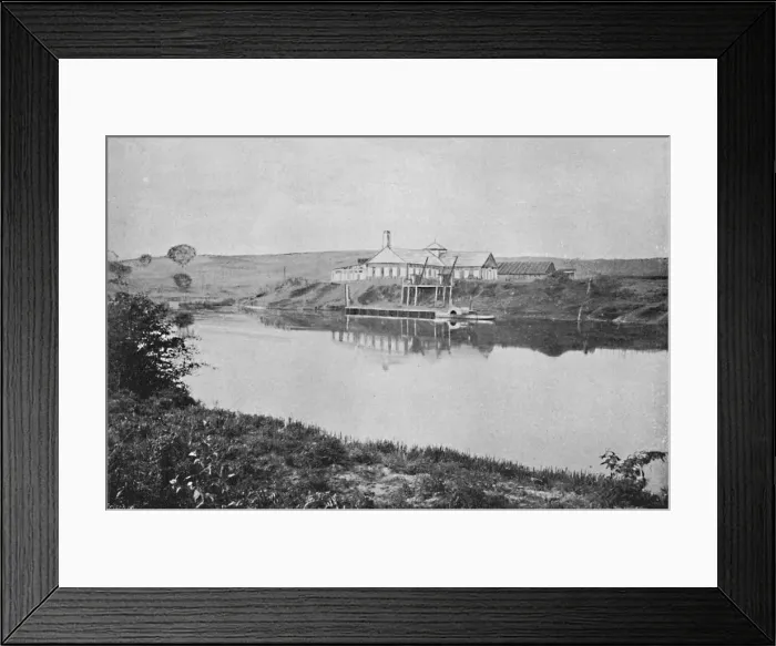 Framed Print : Engenho Central de Porto Feliz, (Central Factory of Porto Feliz), 1895. Artist: Axel Frick Framed Print : Engenho Central de Porto Feliz, (Central Factory of Porto Feliz), 1895. Artist: Axel Frick
