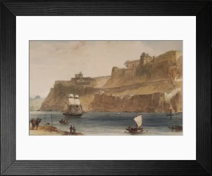 Framed Print : Chunar Gur, c1786-1791, (1935). Artist: William Daniell Framed Print : Chunar Gur, c1786-1791, (1935). Artist: William Daniell
