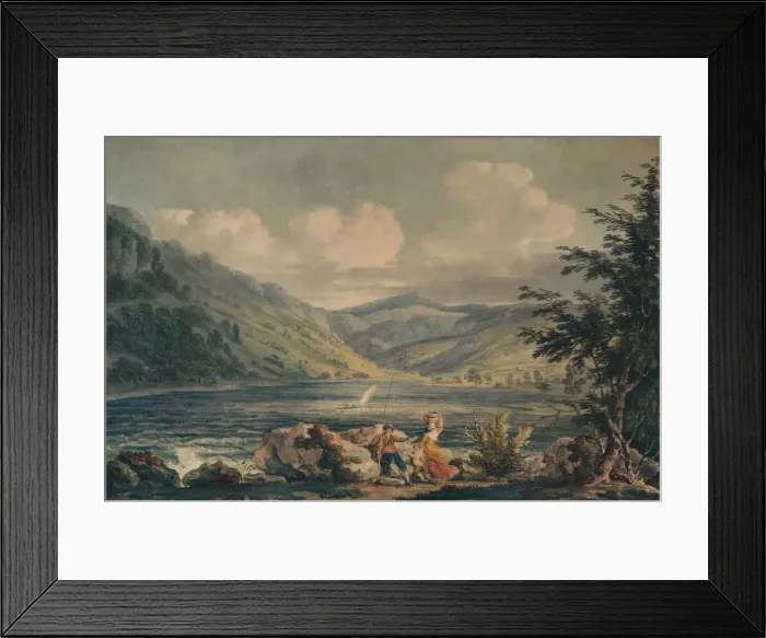 Framed Print : Hawes Water, Westmorland, c1790, (1935). Artist: Edward Dayes Framed Print : Hawes Water, Westmorland, c1790, (1935). Artist: Edward Dayes