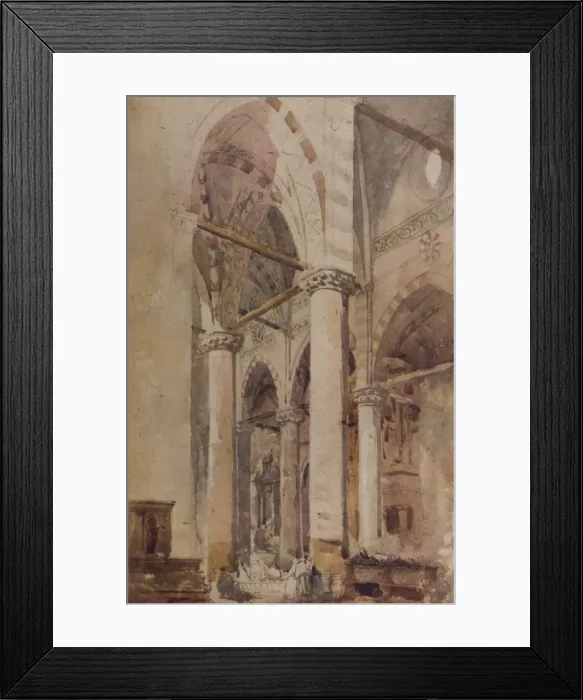 Framed Print : St. Anastasia, Verona, 19th century, (1935). Artist: William Wood Deane Framed Print : St. Anastasia, Verona, 19th century, (1935). Artist: William Wood Deane