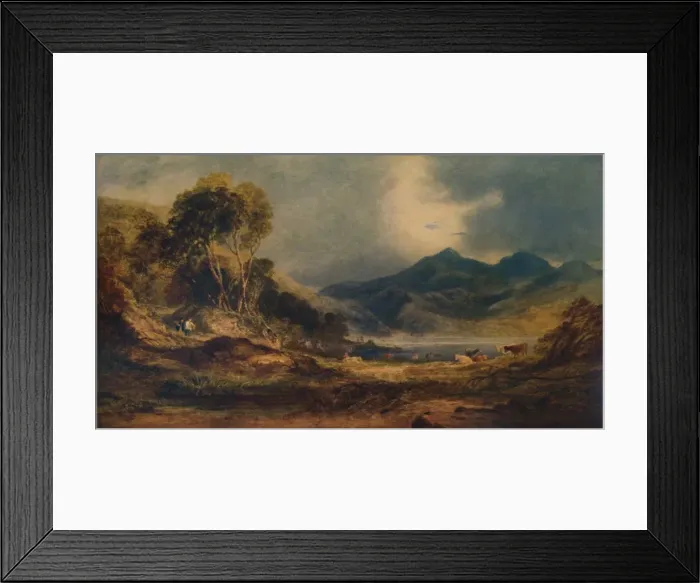 Framed Print : Snowdon over the Head of Traeth Mawr, 1853, (1935). Artist: Anthony Vandyke Copley Fielding Framed Print : Snowdon over the Head of Traeth Mawr, 1853, (1935). Artist: Anthony Vandyke Copley Fielding
