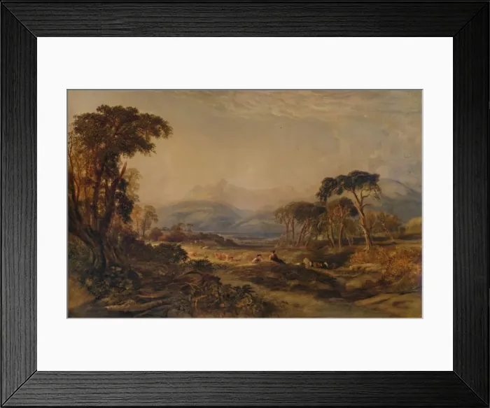 Framed Print : Loch Awe, 1850, (1935). Artist: Anthony Vandyke Copley Fielding Framed Print : Loch Awe, 1850, (1935). Artist: Anthony Vandyke Copley Fielding