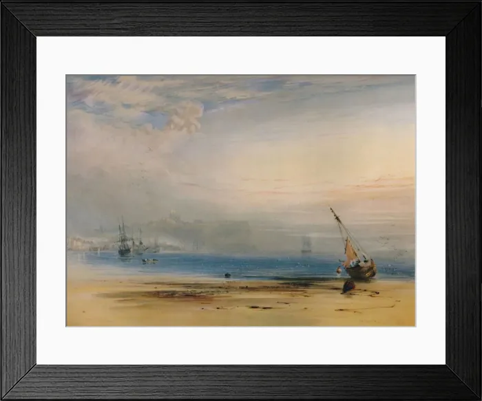 Framed Print : Scarborough from across the Bay, 1850, (1935). Artist: Anthony Vandyke Copley Fielding Framed Print : Scarborough from across the Bay, 1850, (1935). Artist: Anthony Vandyke Copley Fielding