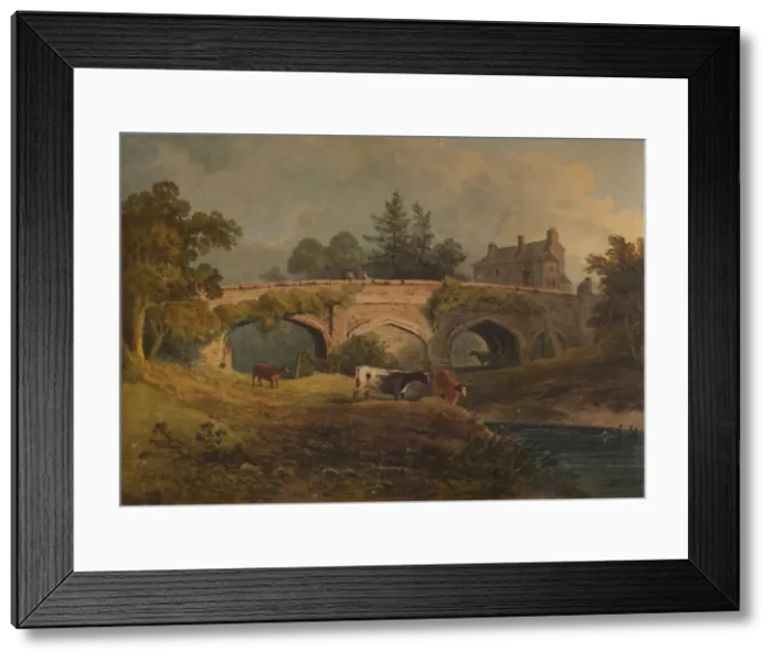 Framed Print : Eltham Bridge, Kent, 19th century, (1935). Artist: Henry Gastineau Framed Print : Eltham Bridge, Kent, 19th century, (1935). Artist: Henry Gastineau
