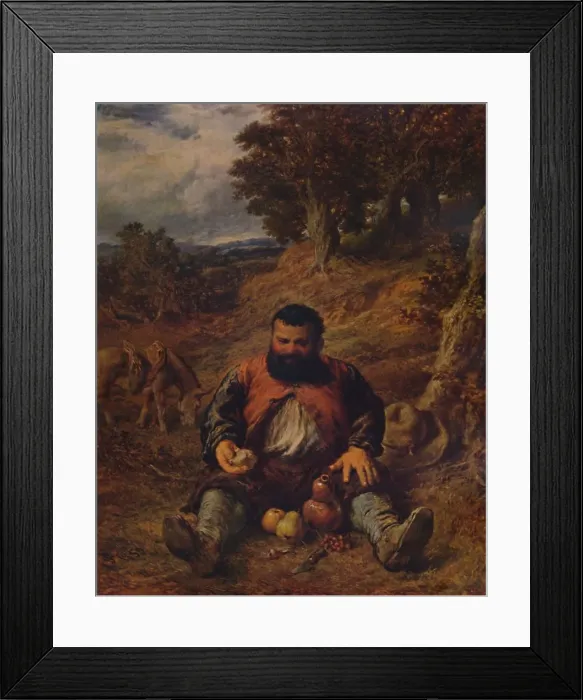 Framed Print : Sancho Panza, 1859, (1935). Artist: Sir John Gilbert Framed Print : Sancho Panza, 1859, (1935). Artist: Sir John Gilbert