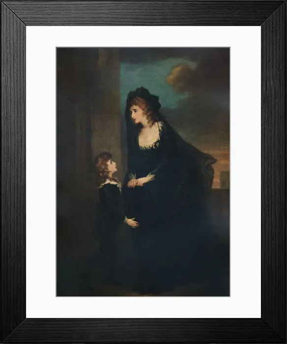 Framed Print : Mrs. Siddons and Her Son in the Tragedy of Isabella, 1784, (1935). Artist: William Hamilton
