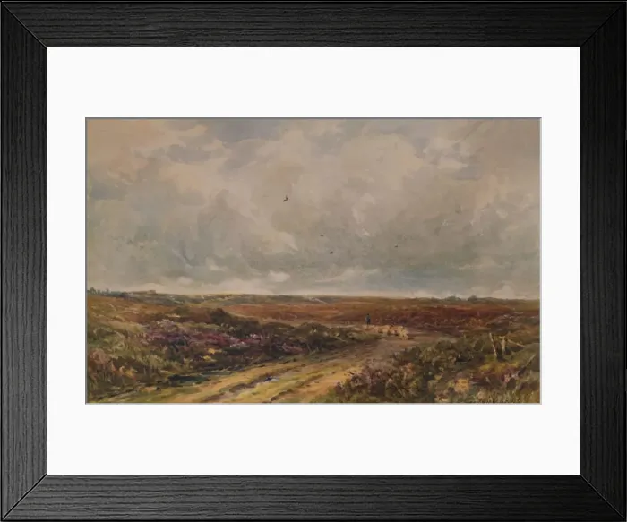 Framed Print : Stormy Day on a Surrey Common, 19th-20th century, (1935). Artist: John Jessop Hardwick Framed Print : Stormy Day on a Surrey Common, 19th-20th century, (1935). Artist: John Jessop Hardwick