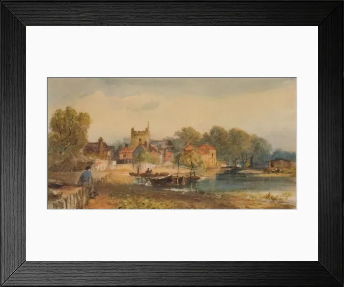 Framed Print : Twickenham, 19th century, (1935). Artist: Thomas Bush Hardy Framed Print : Twickenham, 19th century, (1935). Artist: Thomas Bush Hardy