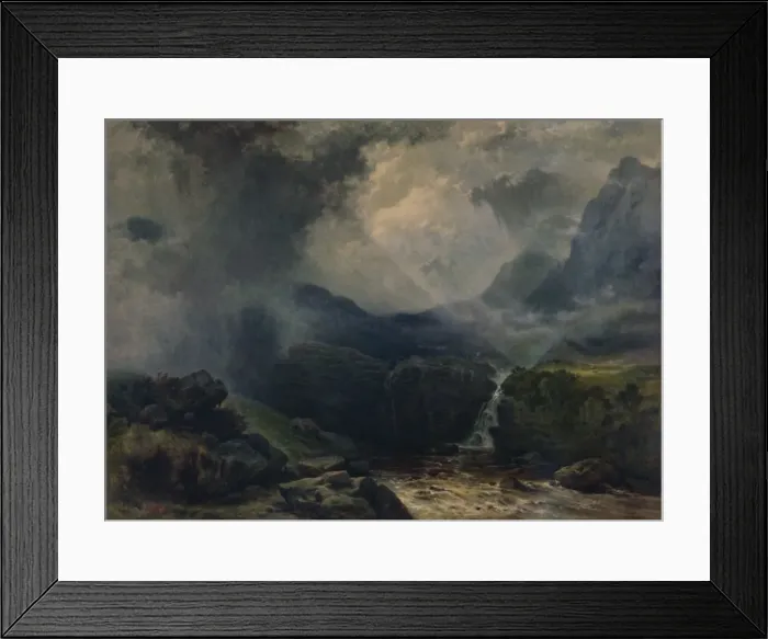 Framed Print : A Rift in the Gloom, 19th century, (1935). Artist: George Edwards Hering Framed Print : A Rift in the Gloom, 19th century, (1935). Artist: George Edwards Hering