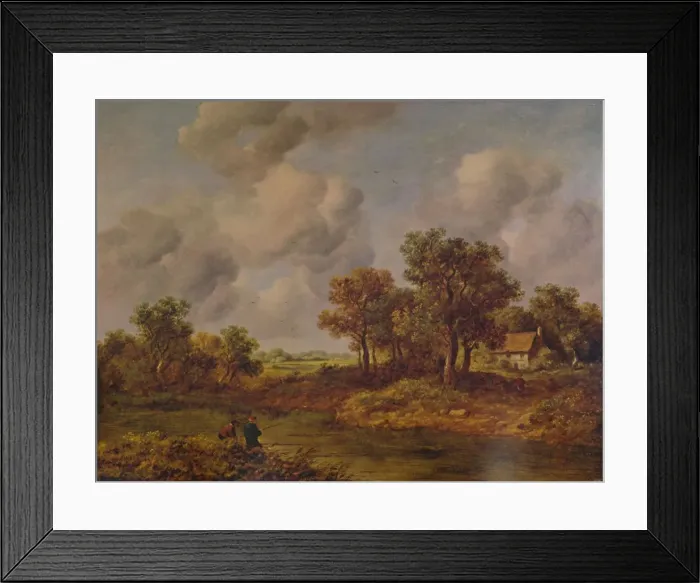 Framed Print : Near Henley-on-Thames, 19th century, (1935). Artist: Richard Hilder Framed Print : Near Henley-on-Thames, 19th century, (1935). Artist: Richard Hilder