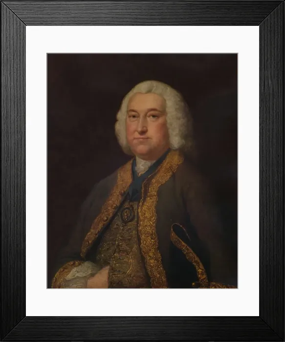 Framed Print : Sir Henry Bellenden, 1761, (1935). Artist: Thomas Hudson Framed Print : Sir Henry Bellenden, 1761, (1935). Artist: Thomas Hudson