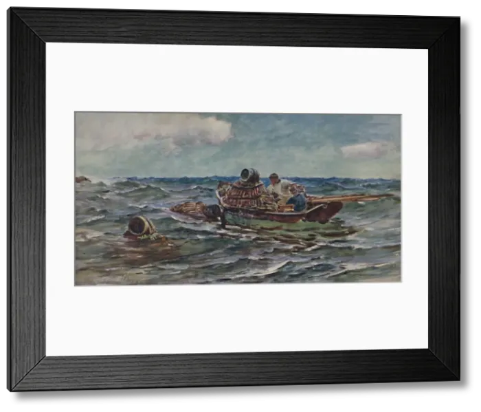 Framed Print : The Lobster Catchers, 1886, (1935). Artist: Colin Hunter Framed Print : The Lobster Catchers, 1886, (1935). Artist: Colin Hunter