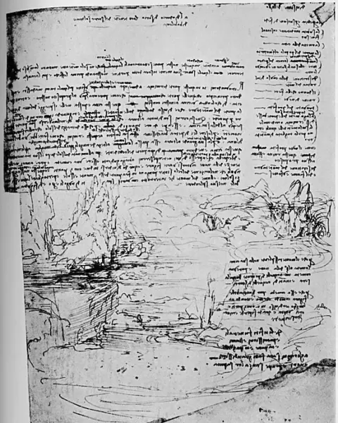 First Page of The Armenian Letters, 1928. Artist: Leonardo da Vinci