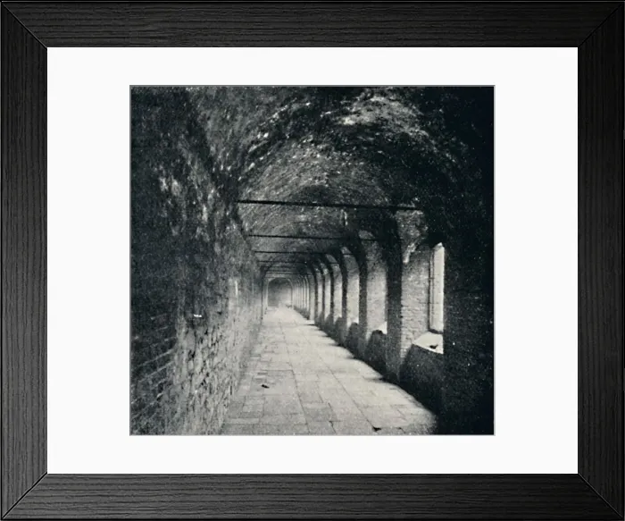 Framed Print : The Cloisters, Charterhouse, London, 1903. Artist: York & Son Framed Print : The Cloisters, Charterhouse, London, 1903. Artist: York & Son
