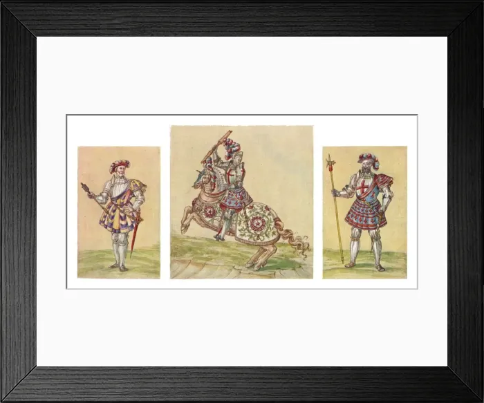 Framed Print : Soldiers of the Tudor Period, c16th century, (1903) Framed Print : Soldiers of the Tudor Period, c16th century, (1903)