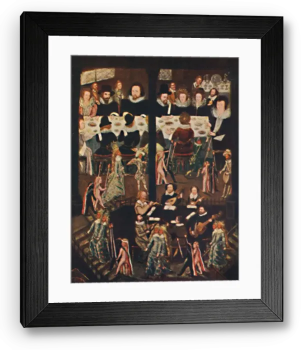 Framed Print : Marriage Feast of Sir Henry Unton, c1596, (1903) Framed Print : Marriage Feast of Sir Henry Unton, c1596, (1903)