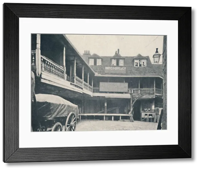Framed Print : The Tabard Inn, Southwark, c1873, (1903). Artist: Alfred Newton & Sons Framed Print : The Tabard Inn, Southwark, c1873, (1903). Artist: Alfred Newton & Sons