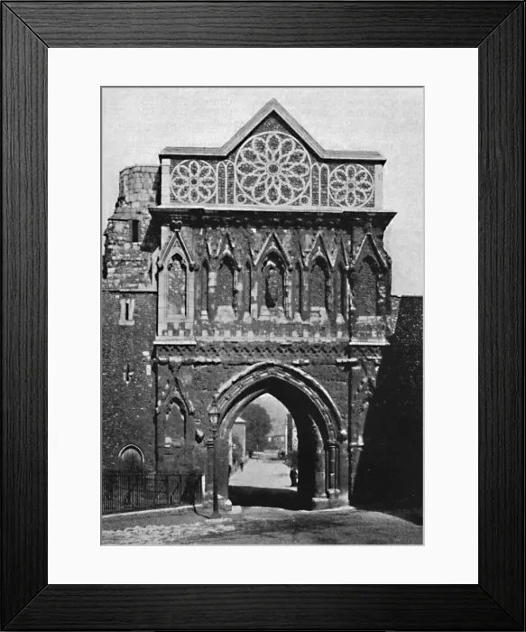 Framed Print : The Ethelbert Gate, Norwich, 1892, (1903) Framed Print : The Ethelbert Gate, Norwich, 1892, (1903)