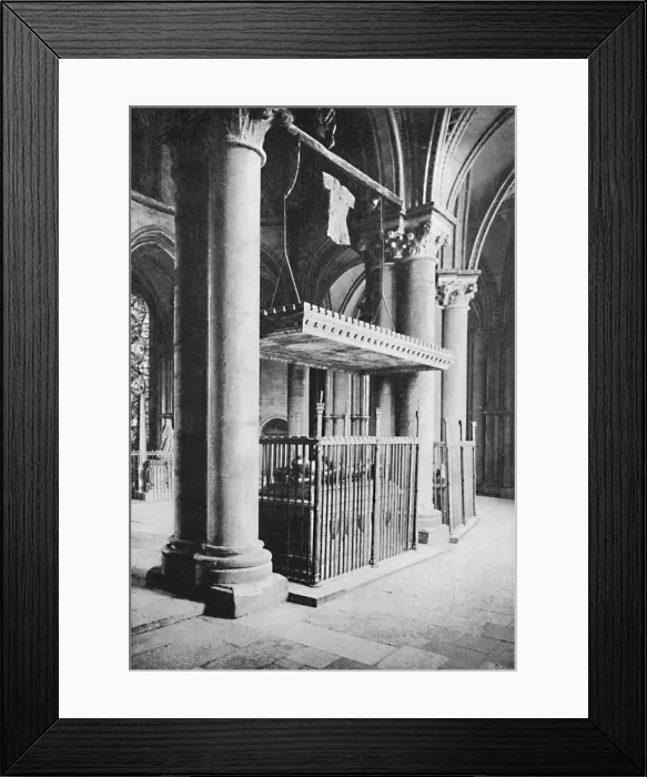 Framed Print : Tomb of the Black Prince, Canterbury Cathedral, 1903. Artist: Carl Norman Framed Print : Tomb of the Black Prince, Canterbury Cathedral, 1903. Artist: Carl Norman