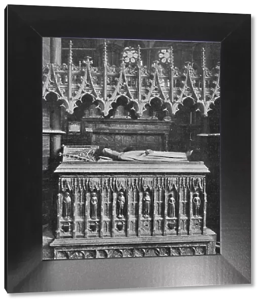 Tomb of Edward III. Westminster Abbey, 1903