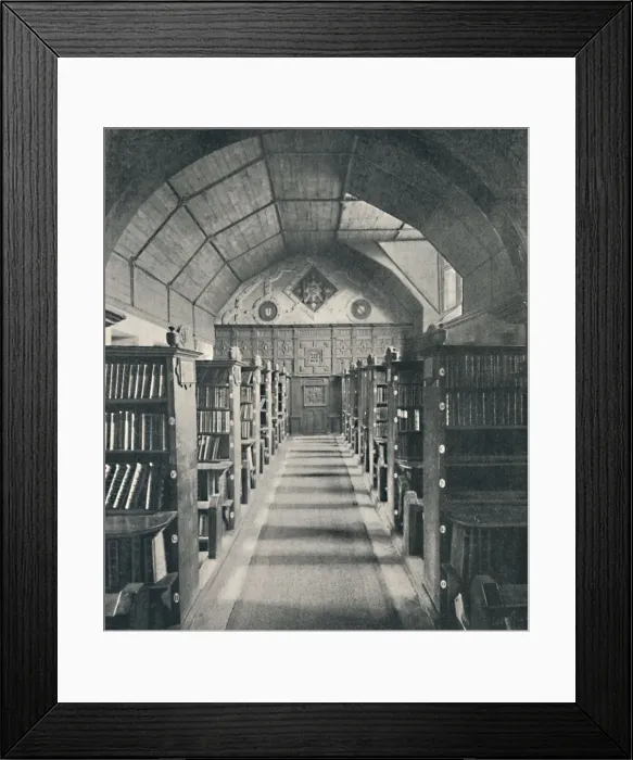 Framed Print : Merton College Library, 1903. Artist: Gillman Framed Print : Merton College Library, 1903. Artist: Gillman