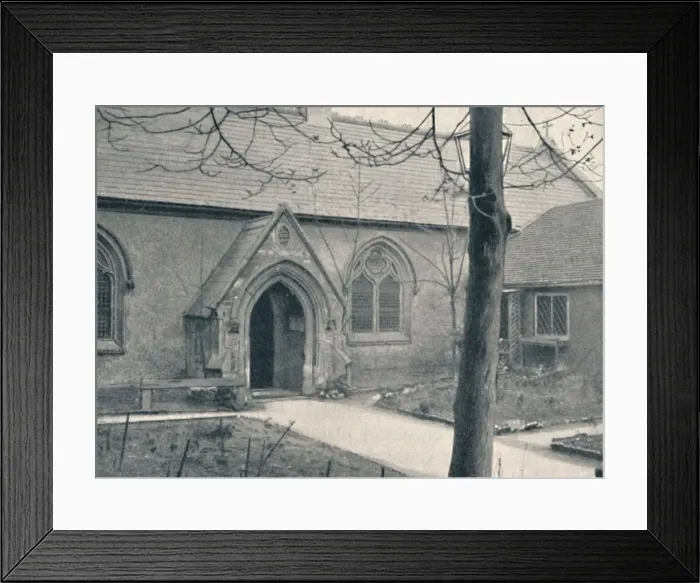 Framed Print : Chapel of St. Marys Hospital, Great Ilford, Essex, 1903 Framed Print : Chapel of St. Marys Hospital, Great Ilford, Essex, 1903