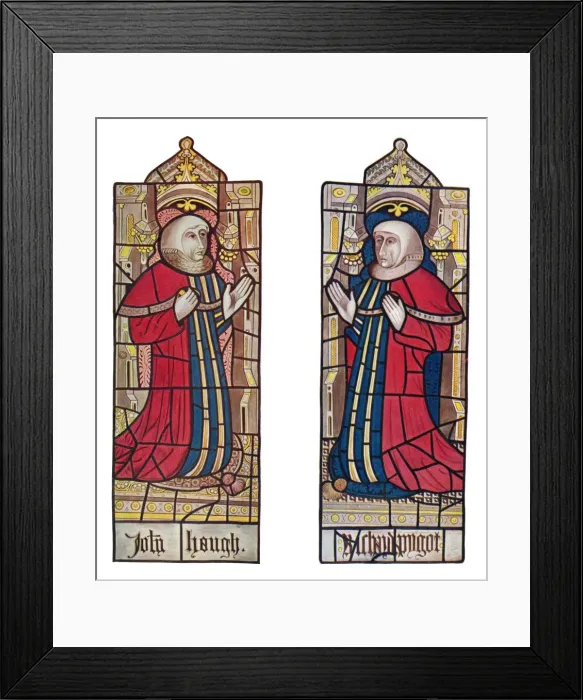 Framed Print : Serjeants at Law. (Long Melford Church, Suffolk), 1903 Framed Print : Serjeants at Law. (Long Melford Church, Suffolk), 1903