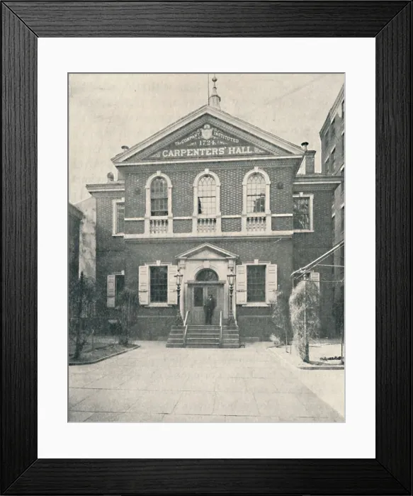 Framed Print : Carpenters Hall, Philadelphia, 1904 Framed Print : Carpenters Hall, Philadelphia, 1904