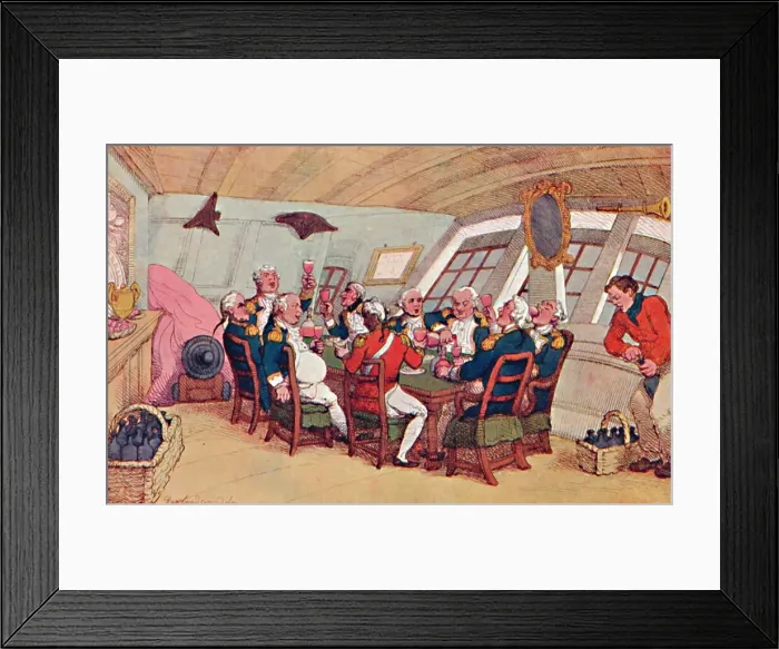 Framed Print : A Snug Cabin, c1810, (1904). Artist: Thomas Rowlandson Framed Print : A Snug Cabin, c1810, (1904). Artist: Thomas Rowlandson