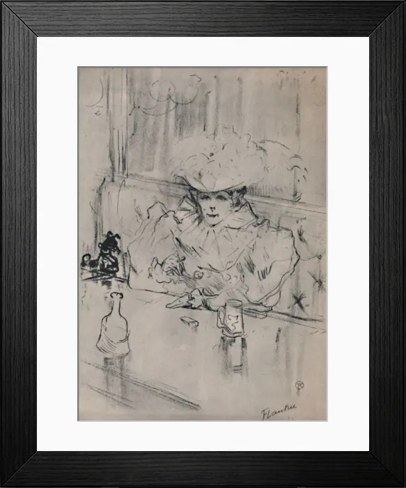 Framed Print : Au Hanneton, c. 1898, (1946). Artist: Henri de Toulouse-Lautrec Framed Print : Au Hanneton, c. 1898, (1946). Artist: Henri de Toulouse-Lautrec