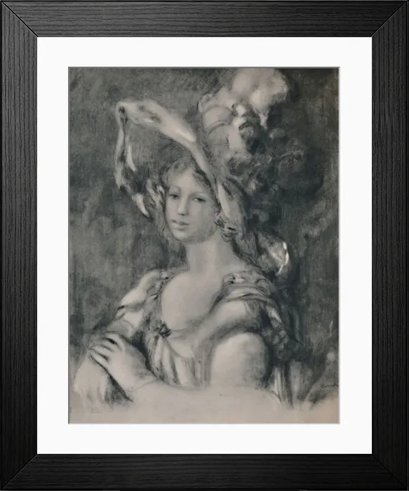Framed Print : Half-Length Portrait of Dieterle, c. 1899, (1946). Artist: Pierre-Auguste Renoir Framed Print : Half-Length Portrait of Dieterle, c. 1899, (1946). Artist: Pierre-Auguste Renoir