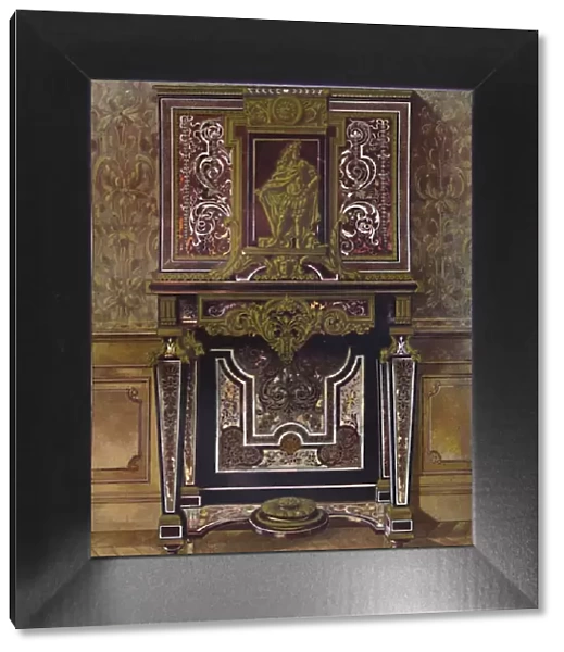 Marquery Cabinet with decoration in gilt bronze, by AndrU Charles Boule, 1903