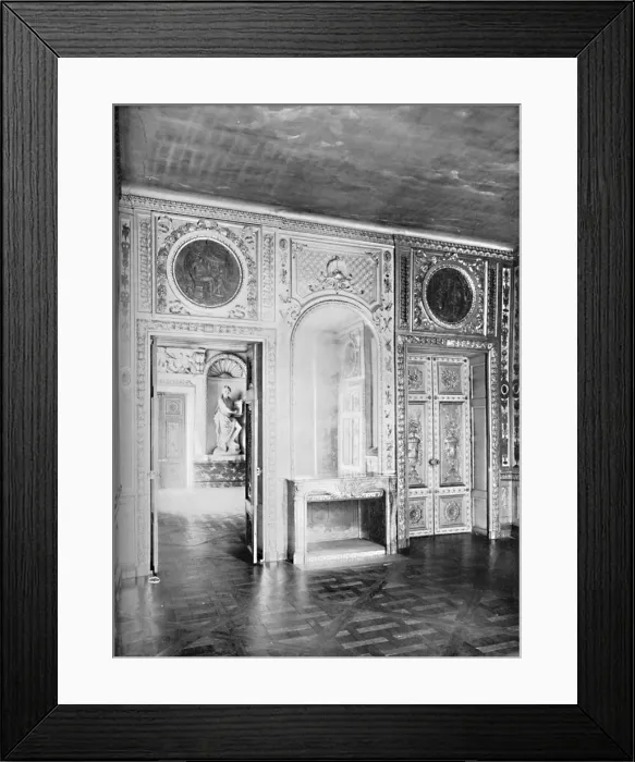 Framed Print : Salon, with Door Open into Dining Room - Hotel Lauzun, 1903 Framed Print : Salon, with Door Open into Dining Room - Hotel Lauzun, 1903