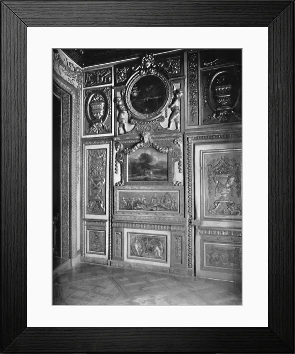 Framed Print : State Bedroom, Showing Alcove - Hotel Lauzun, 1903 Framed Print : State Bedroom, Showing Alcove - Hotel Lauzun, 1903