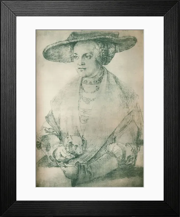 Framed Print : Portrait of a Lady, c1500-1520, (1903). Artist: Albrecht Durer Framed Print : Portrait of a Lady, c1500-1520, (1903). Artist: Albrecht Durer