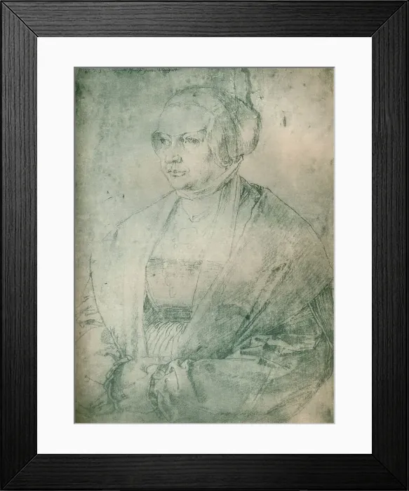 Framed Print : Portrait of a Lady, c1500-1520, (1903). Artist: Albrecht Durer Framed Print : Portrait of a Lady, c1500-1520, (1903). Artist: Albrecht Durer