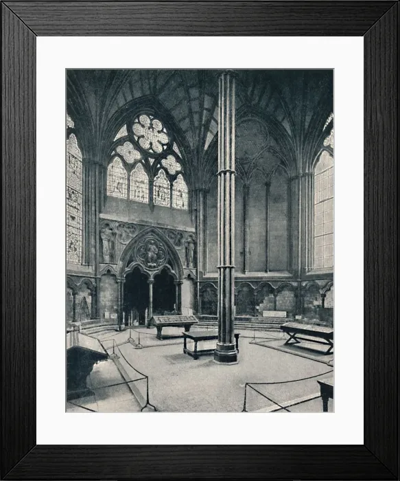 Framed Print : The Chapter-House, Westminster, 1902 Framed Print : The Chapter-House, Westminster, 1902