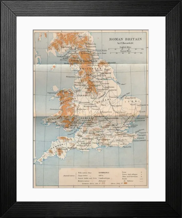 Framed Print : Roman Britain, 1902. Artist: FS Weller Framed Print : Roman Britain, 1902. Artist: FS Weller