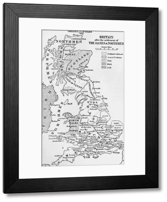 Framed Print : The Northmen in England, 1902 Framed Print : The Northmen in England, 1902